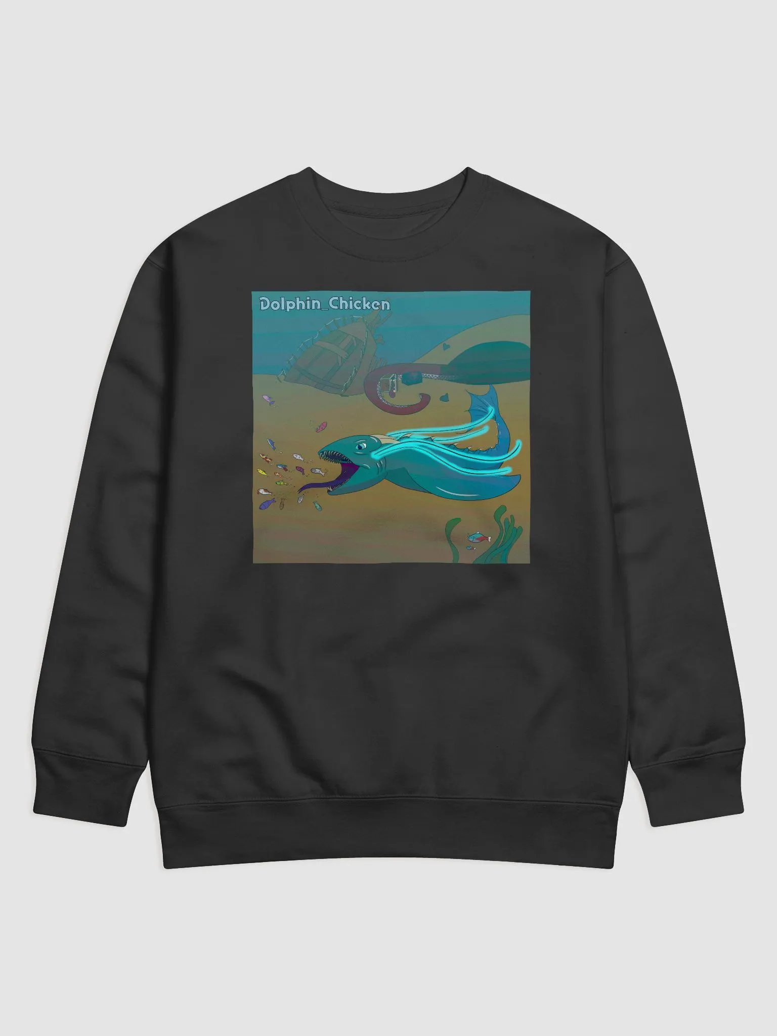 Dolphin's Water Dragon Sweatshirt product image (1)