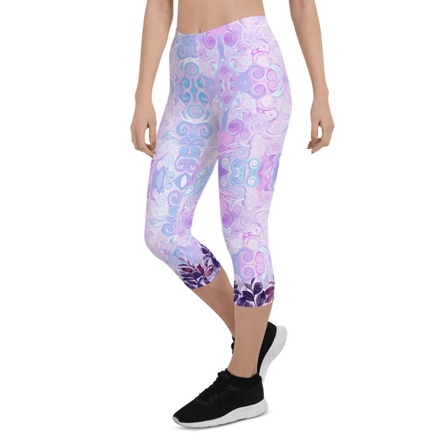 Pastel Whimsy Capri Leggings product image (6)