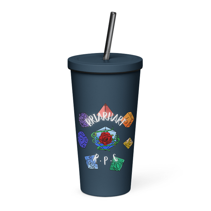 BriarHart RPG Insulated Tumbler - Navy - PRIDE 2025 product image (1)