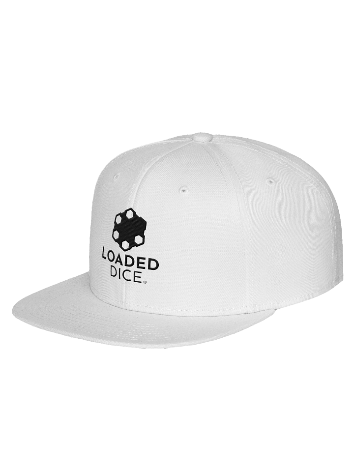 Loaded Dice Graphic Wool Blend Snapback White product image (2)