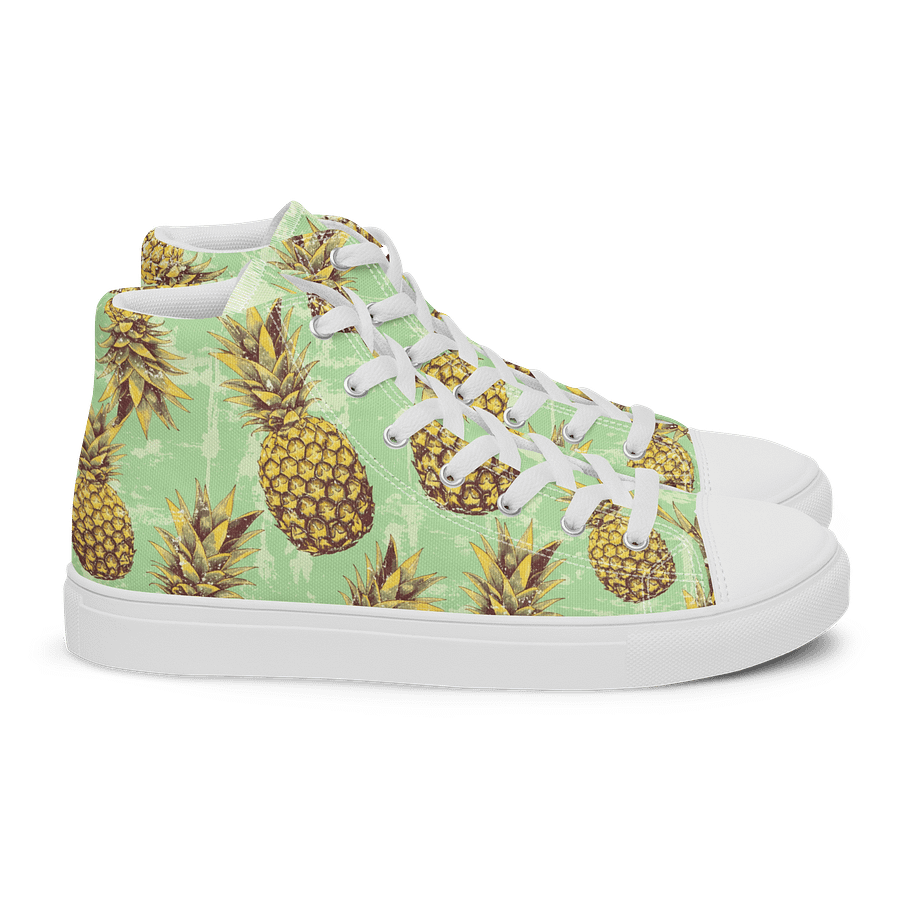 Tropical Pineapple Canvas High Tops product image (2)
