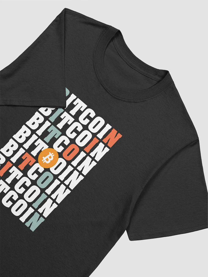 Bitcoin Letter Art Unisex T-Shirt product image (1)