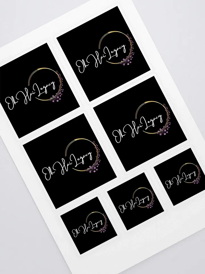 OhHaiLegacy Logo Sticker Sheet product image (1)
