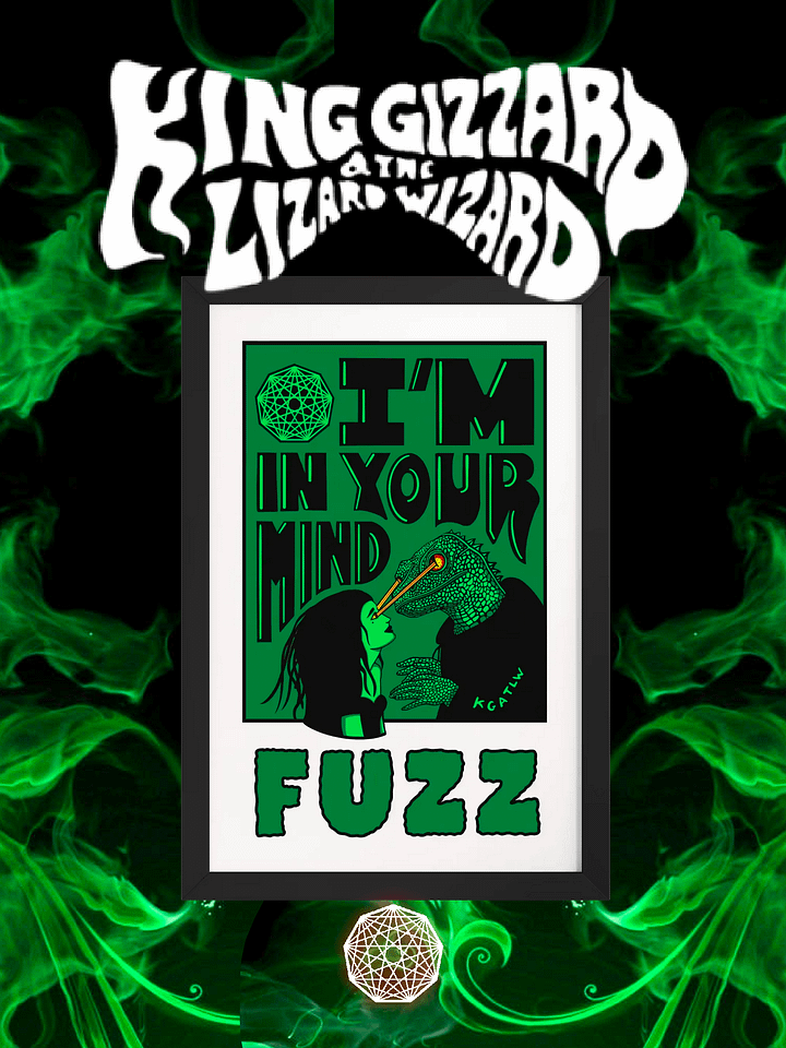 I'M IN YOUR MIND FUZZ FRAMED POSTER product image (1)
