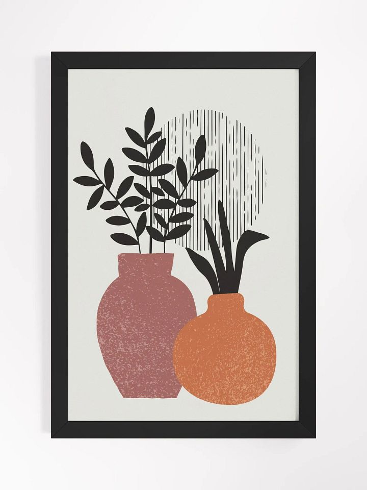 Minimalist Botanical Bliss Framed Poster product image (3)