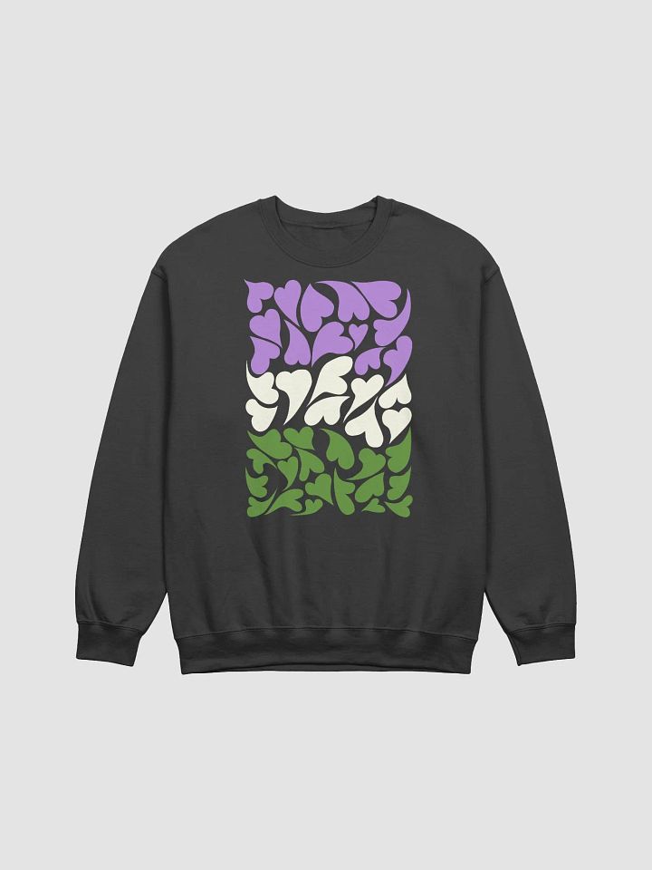 Nestled PRIDE Genderqueer Sweatshirt product image (1)