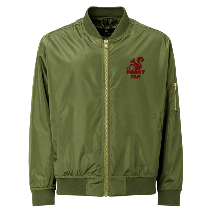embroidered Pooky's Heartfelt Silhouette Bomber product image (1)
