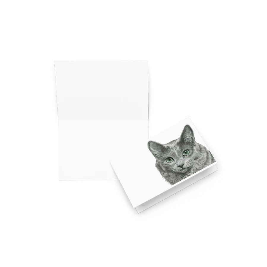 Russian Blue Cat - Card product image (9)