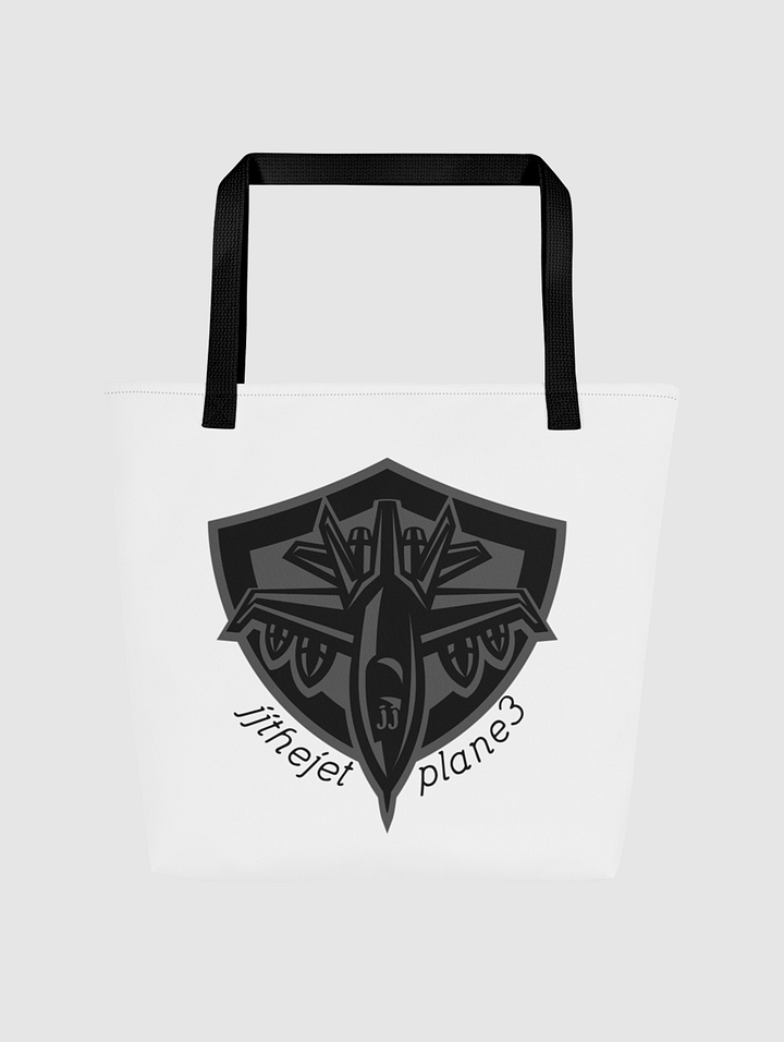 JJ's Large Tote Bag Black Emblem product image (1)