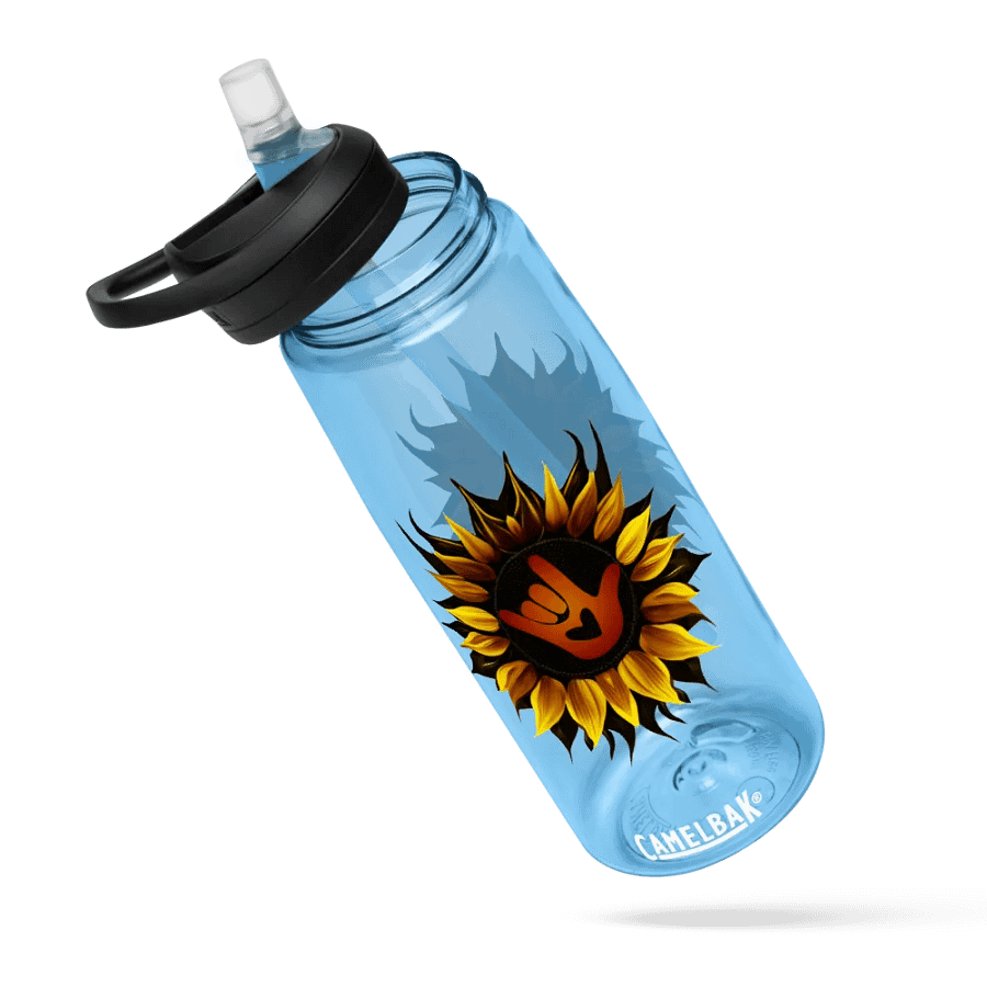 ASL Love Sunflower CamelBak Water Bottle product image (63)