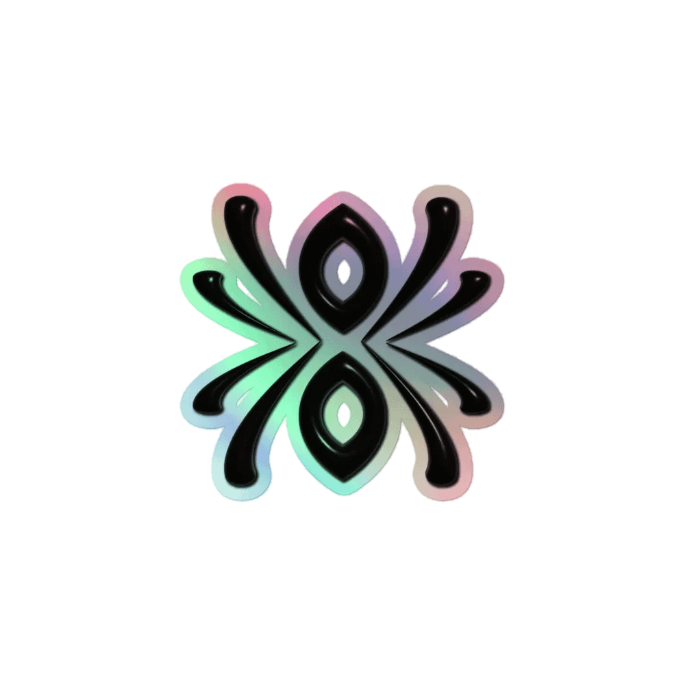 Spider holographic sticker product image (1)