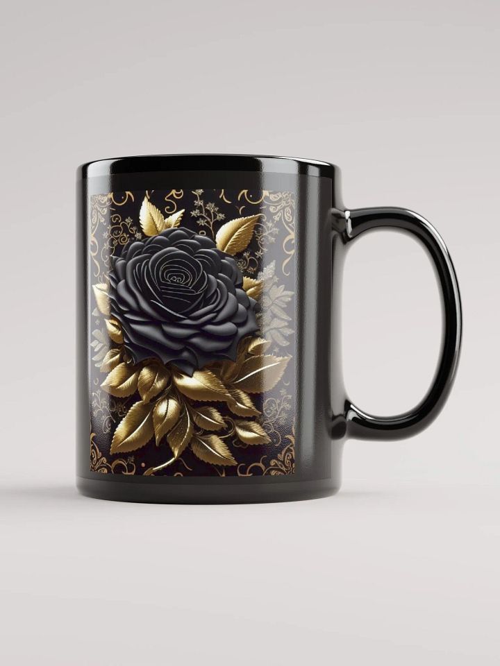 Black and Gold Rose Royalty Mug product image (1)