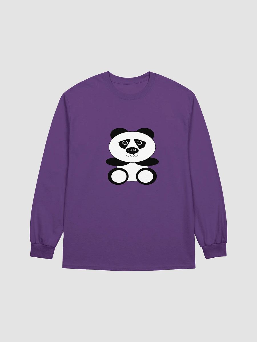 Whimsical Panda Cartoon Long Sleeve Tee product image (9)
