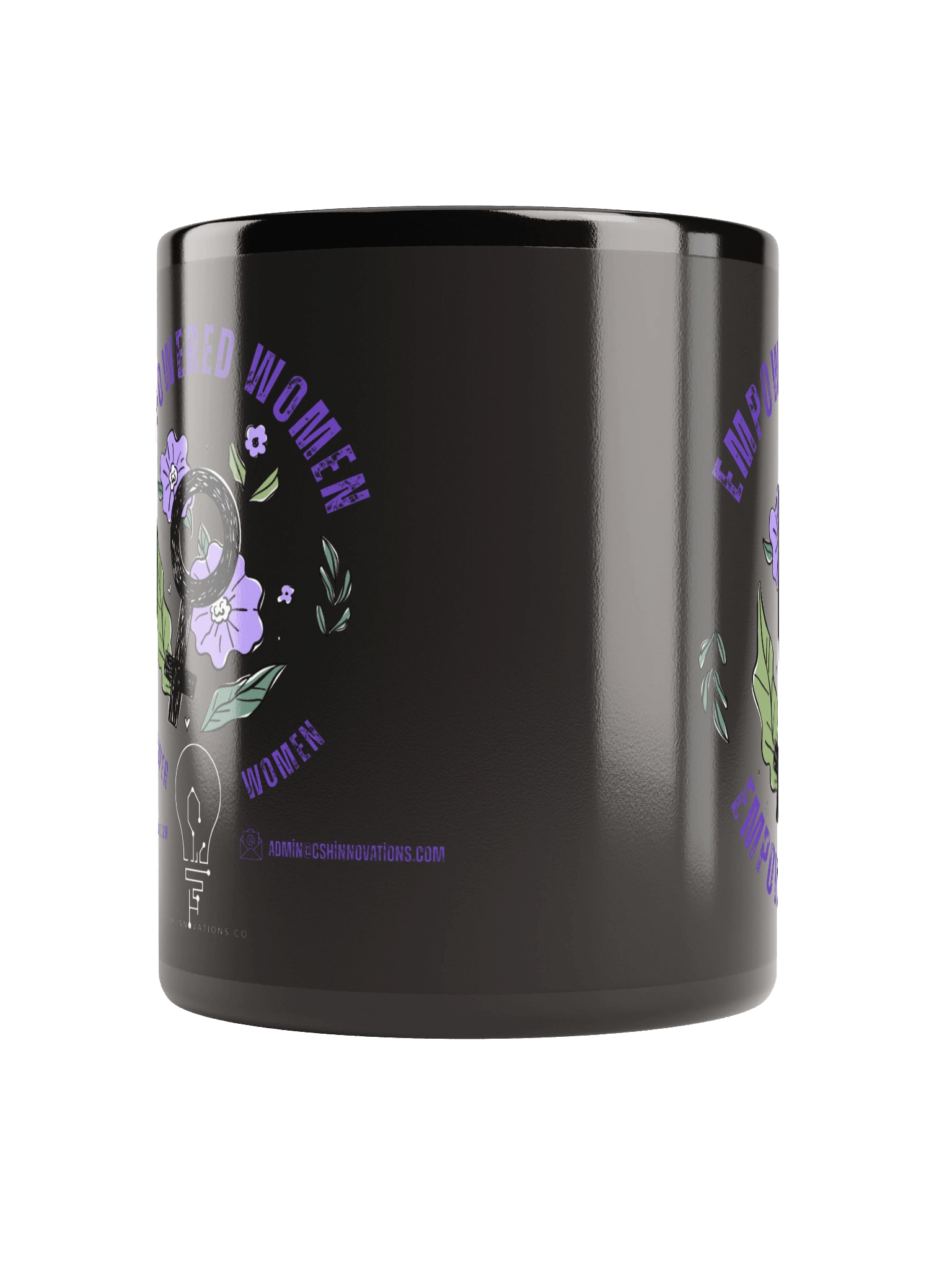 Empowered Women Black Mug product image (10)