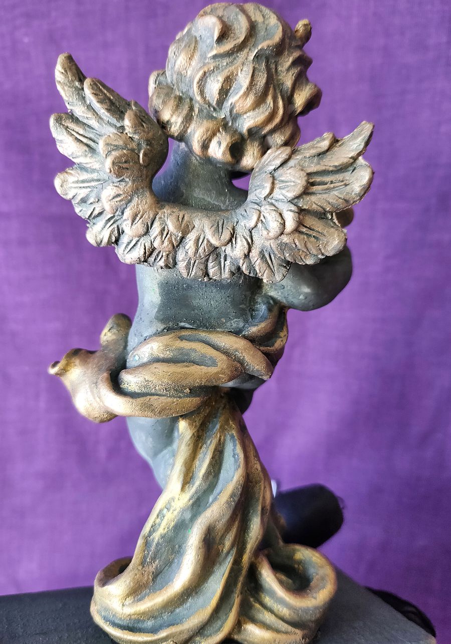 Único e exclusivo Anjo de parede com harpa, ser espiritual product image (10)