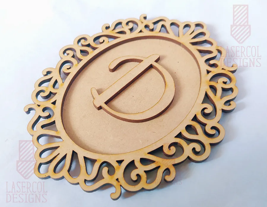 Oval Frames (Five Styles) - Laser Cut Files product image (2)