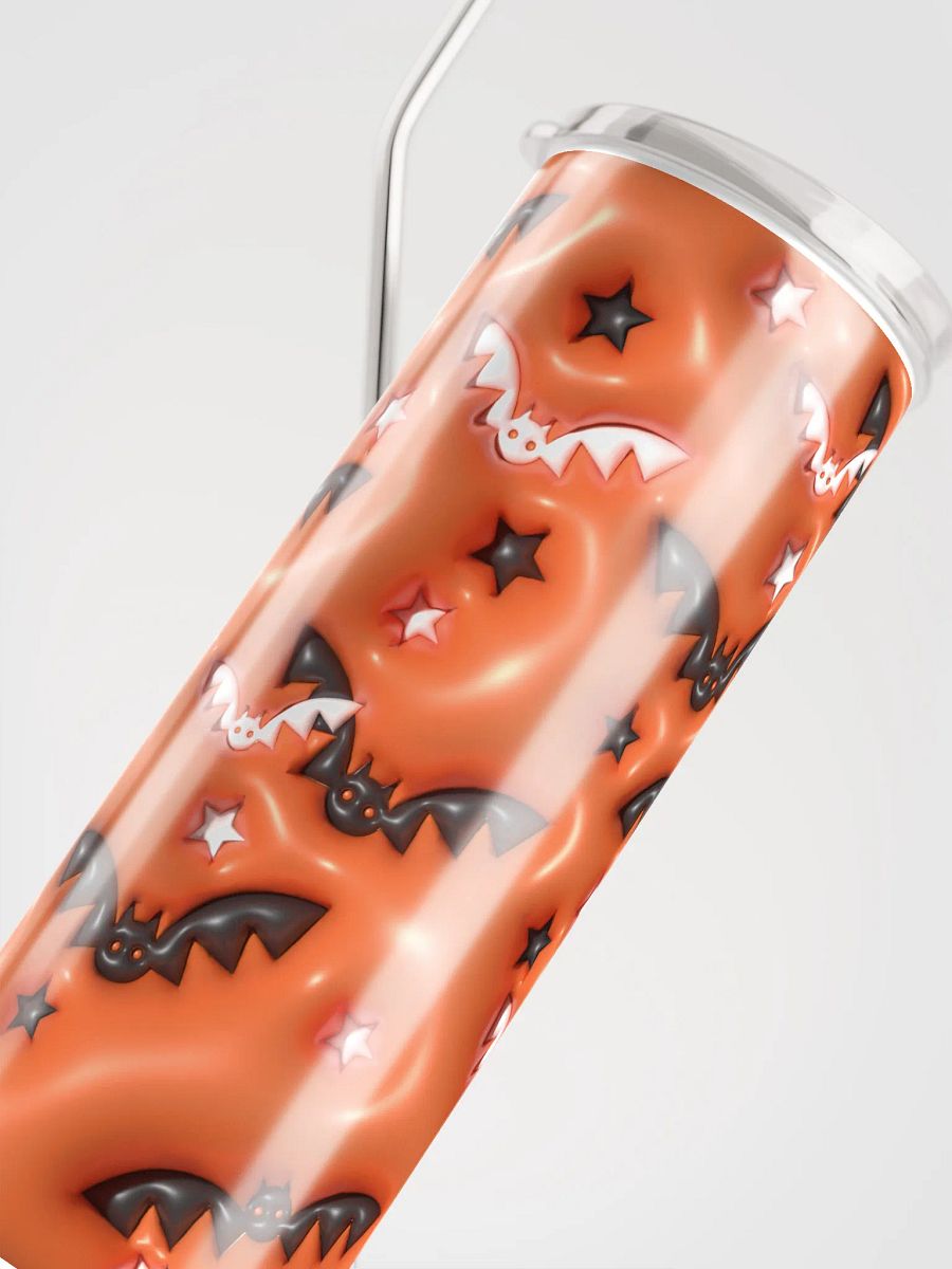 Festive Bat and Stars Stainless Steel Tumbler product image (5)
