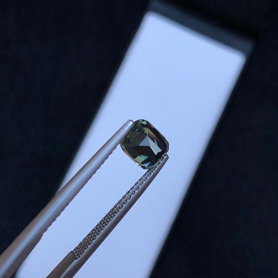 NATURAL YELLOW/GREEN TOURMALINE FOR RING GEMSTONE STONE FOR JEWELRY, 1.20 CRT product image (6)