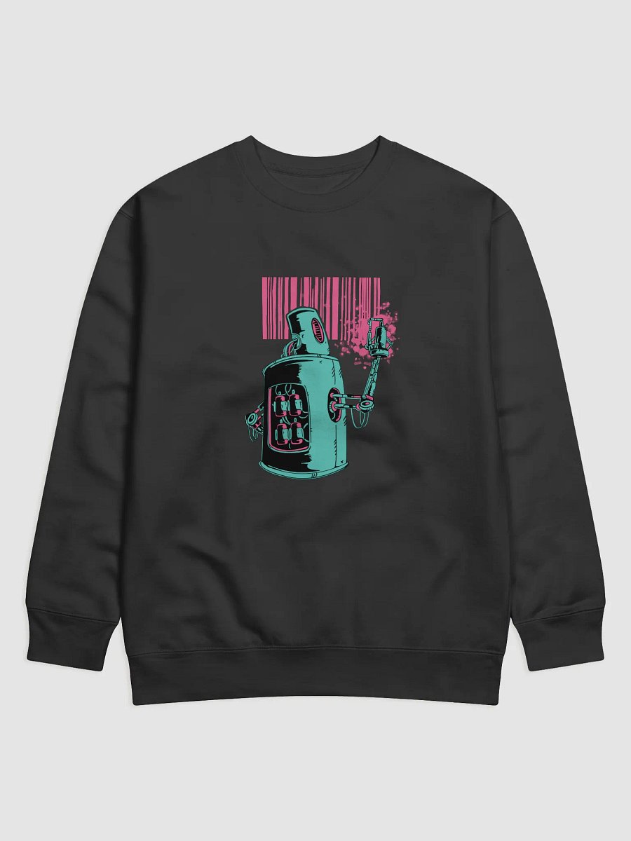 Retro-Futuristic Robot Premium Sweatshirt product image (1)