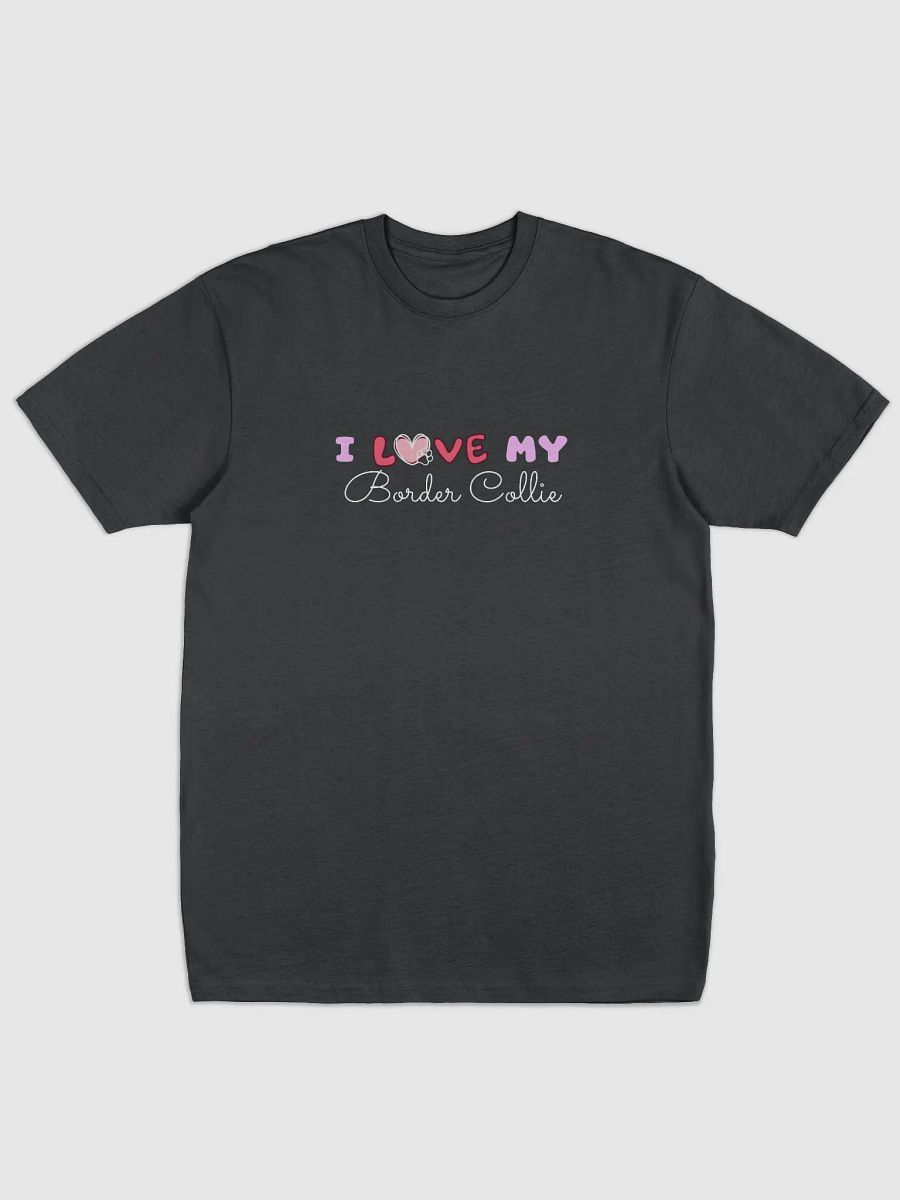 I Love My Border Collie Heart Tee product image (1)