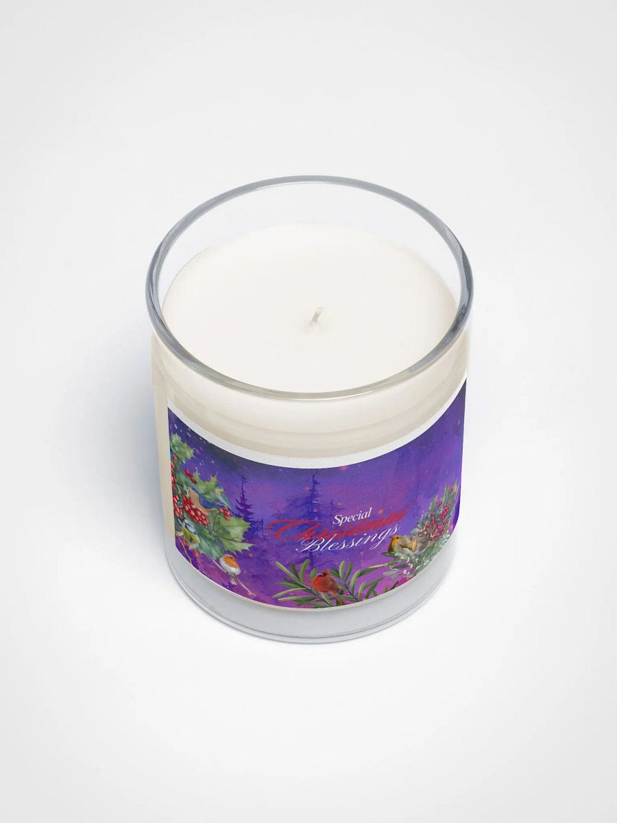 Festive Holiday Birds Soy Wax Candle gift moms friends family colleagues product image (3)