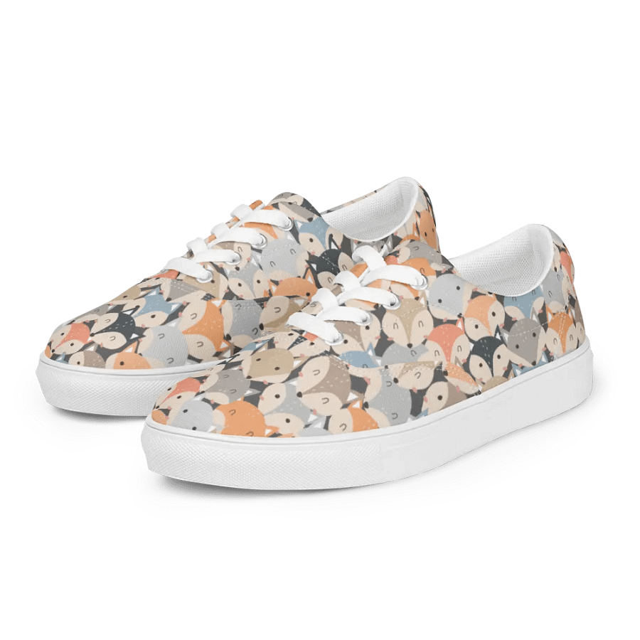 Kawaii Foxy Lace-Up Canvas Shoes product image (6)
