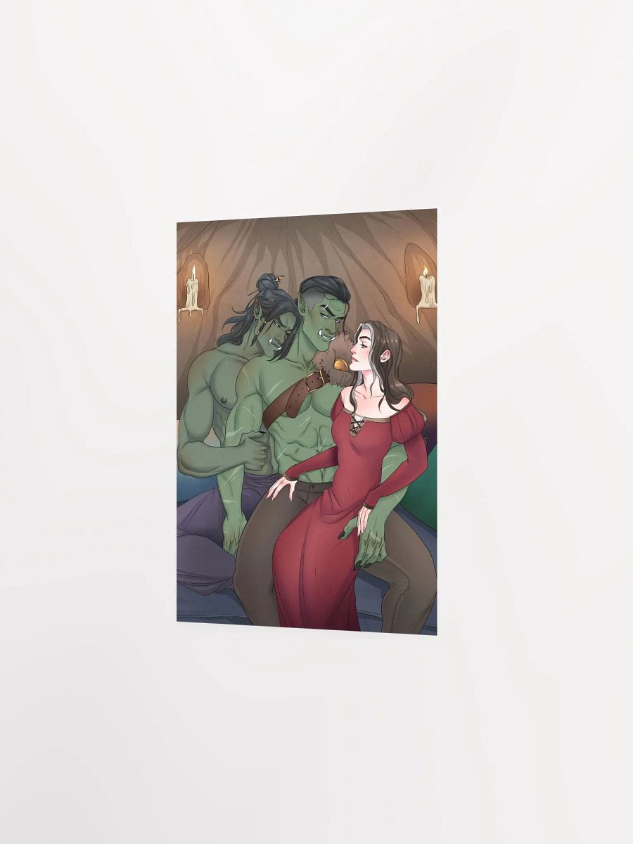 The Widow and the Orcs Art Print, by Bloodwrit product image (6)