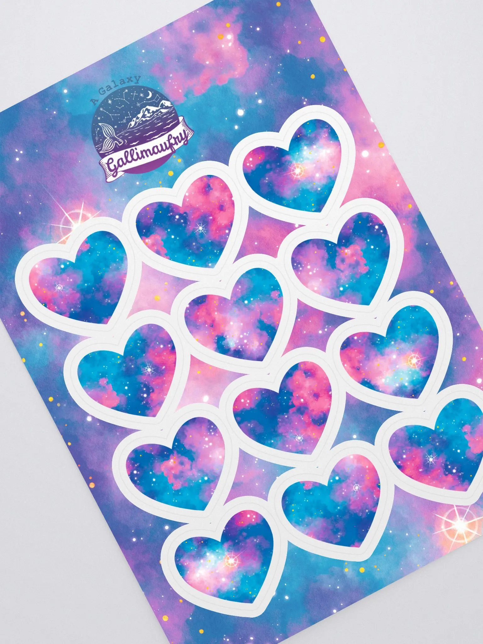 Cotton Candy Galaxy - Sticker Sheet product image (1)
