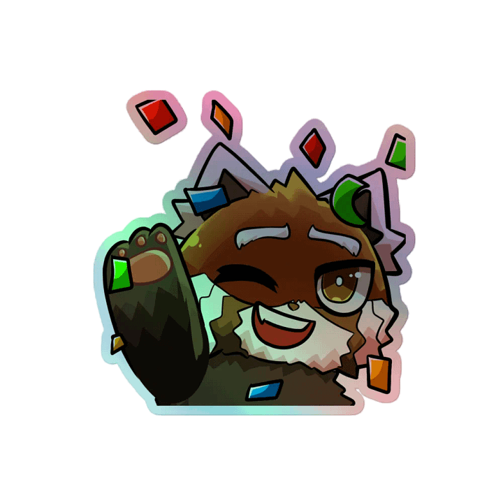Holographic Celebrate Sticker product image (2)