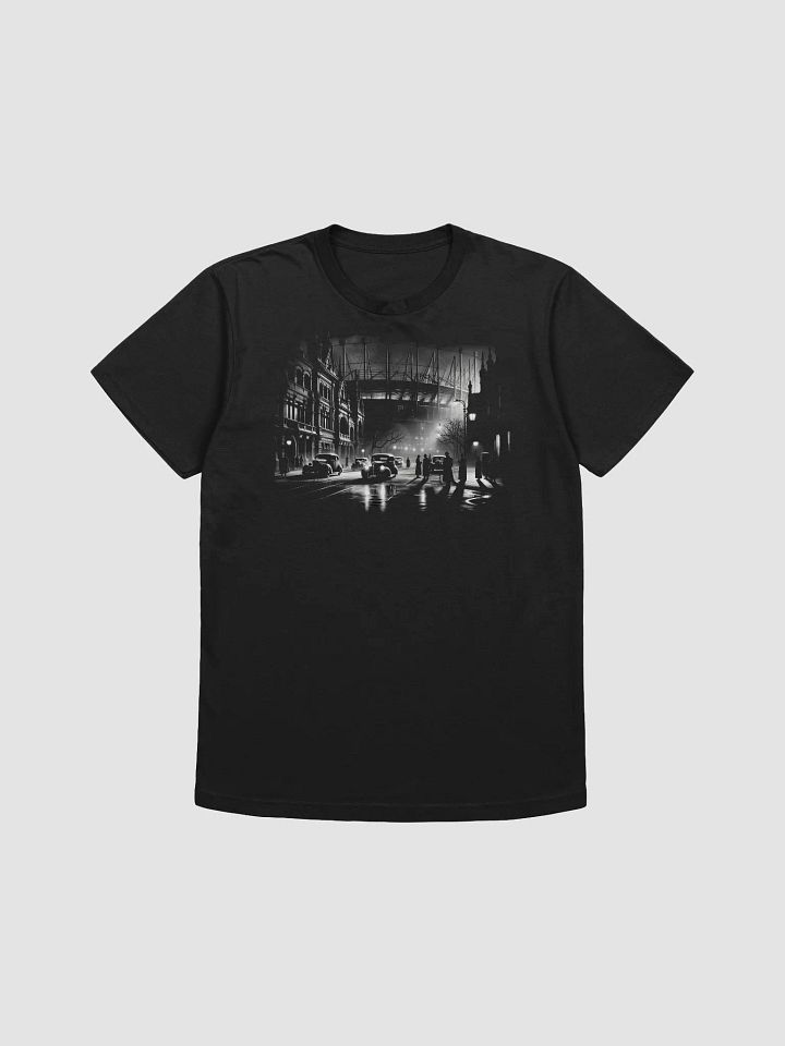 Vintage Noir Melbourne Stadium MCG (Front Print Mens Tee) product image (1)