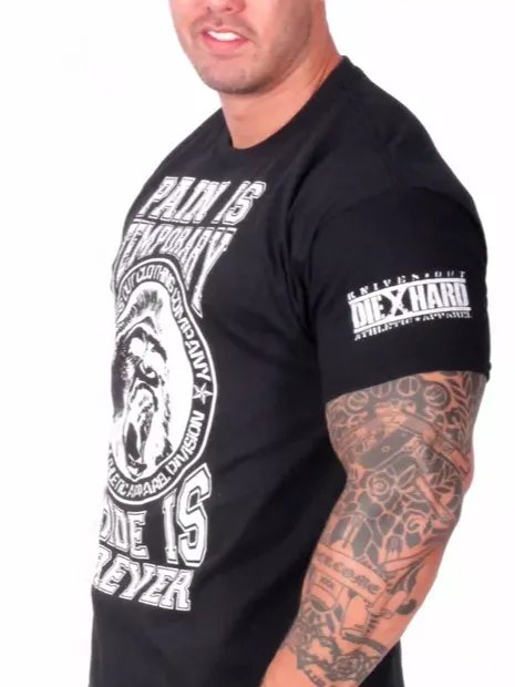 Pain is Temporary T-shirt I Knives Out I Bodybuilding I Crossfit I Fitness product image (2)