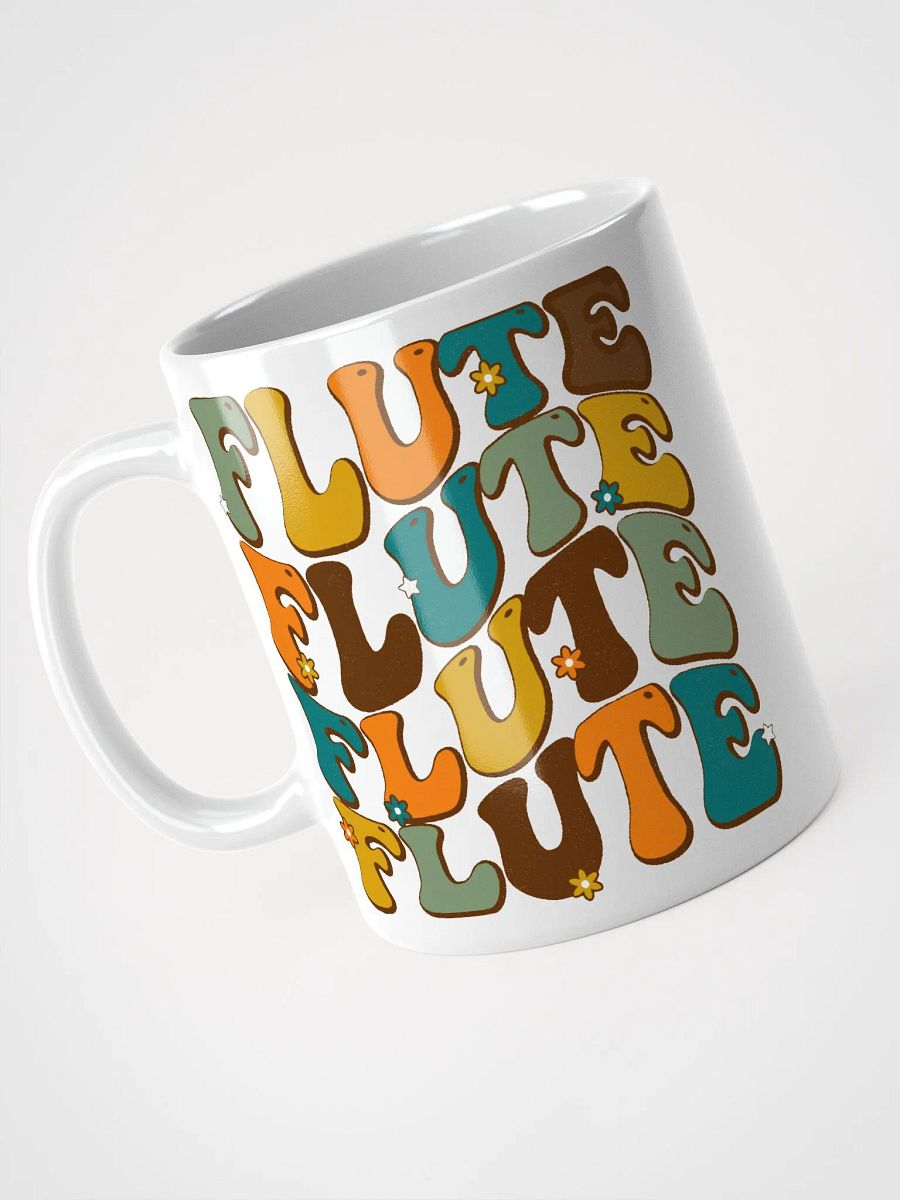 Groovy Wavy Flute Mug in Retro Colors 11 oz (white background) product image (3)