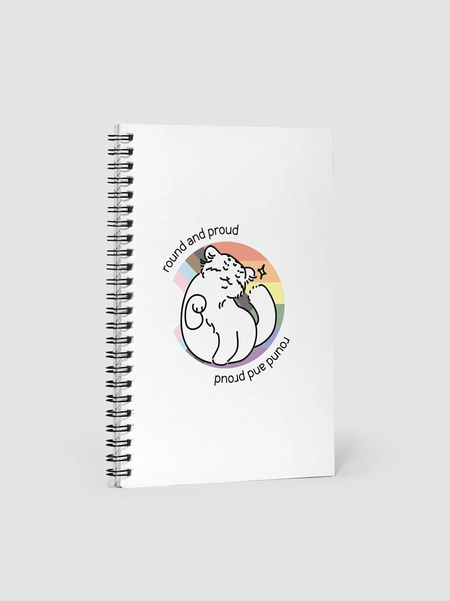 Round and Proud Manul Pride Pastels Version - Spiral Notebook product image (1)
