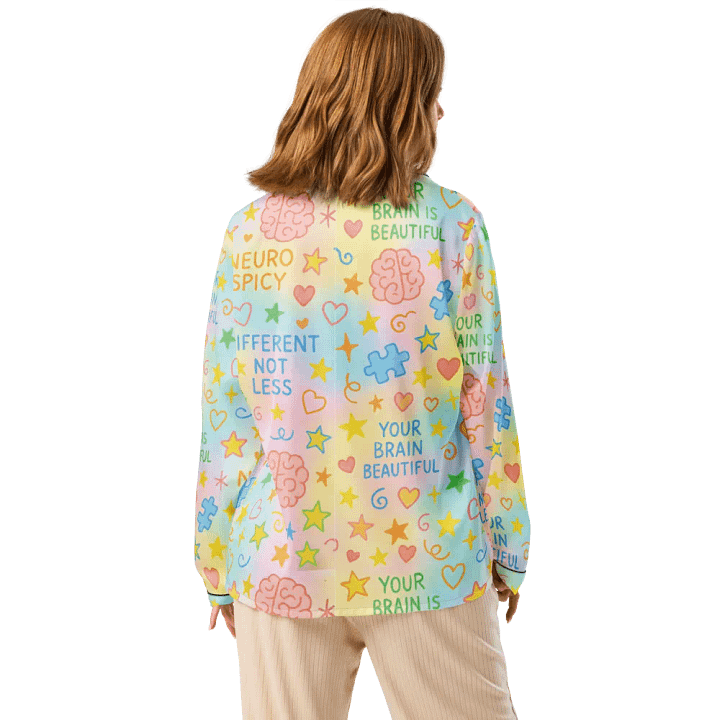 Neurodivergent Doodle Pyjama Top product image (2)