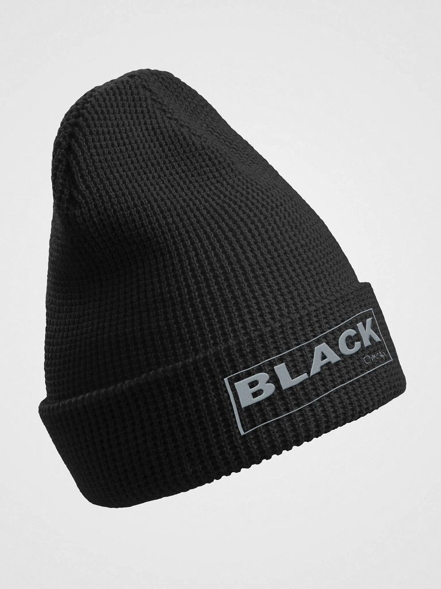 Black By Omega -Light Blue | Waffle Beanie product image (3)
