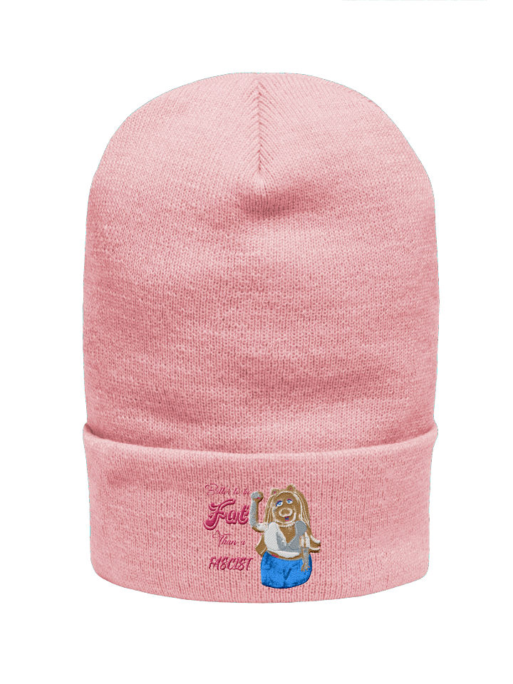 Better Fat than Fascist Piggy Beanie product image (1)