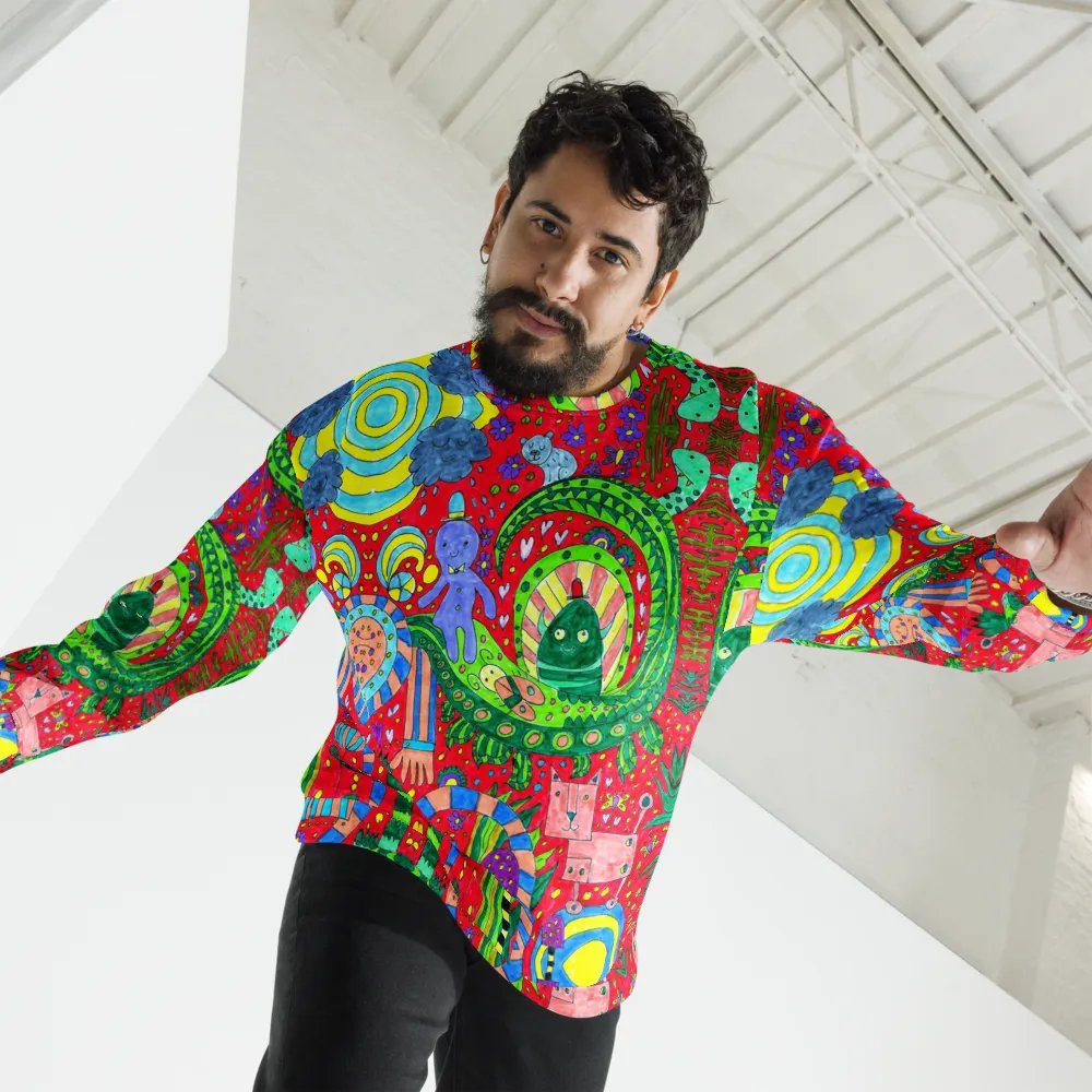 Abstract Doodle Imagination Unisex Sweatshirt product image (1)