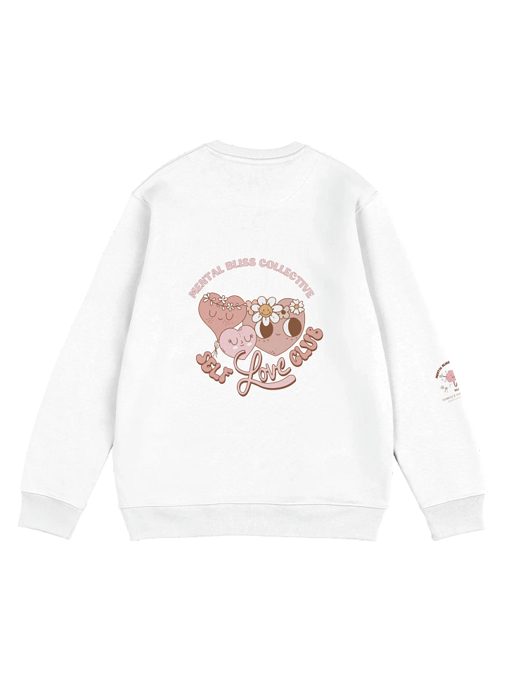 "Self Love Club" Unisex Eco Sweatshirt – Join the Movement of Self-Care product image (2)