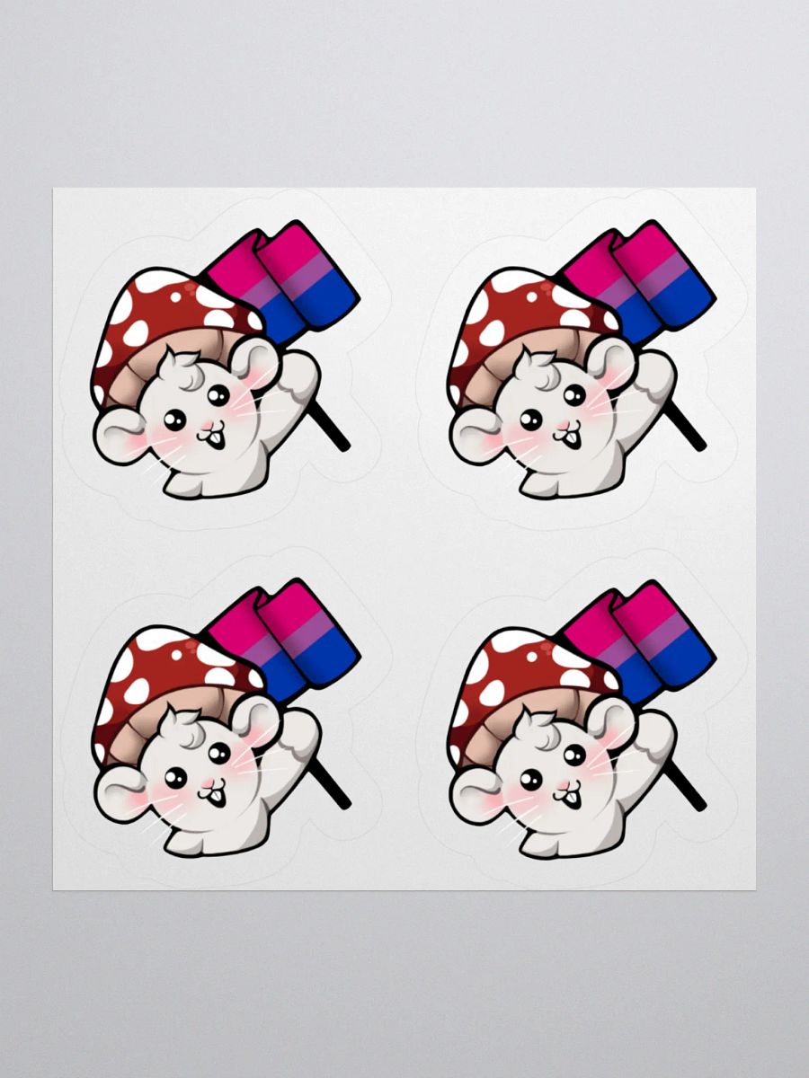 Bisexual Pride Flag Stickers product image (1)