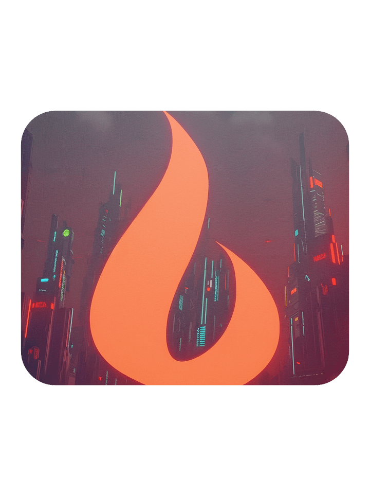 "Dystopian Burn" Mouse Pad product image (2)