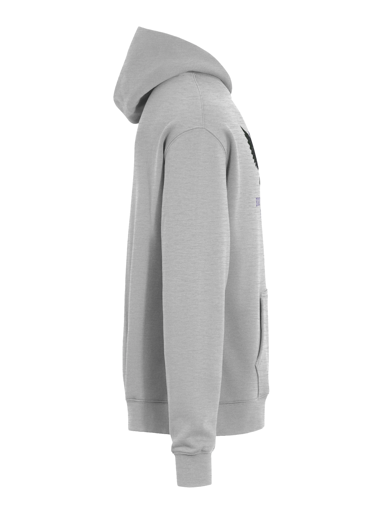 B'More Bleeds Purple Oversized Hoodie product image (16)