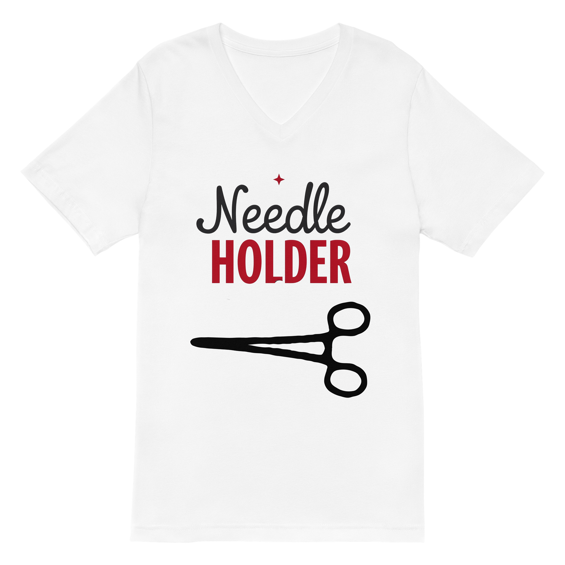 Starstruck Needle Holder V-Neck Tee product image (2)