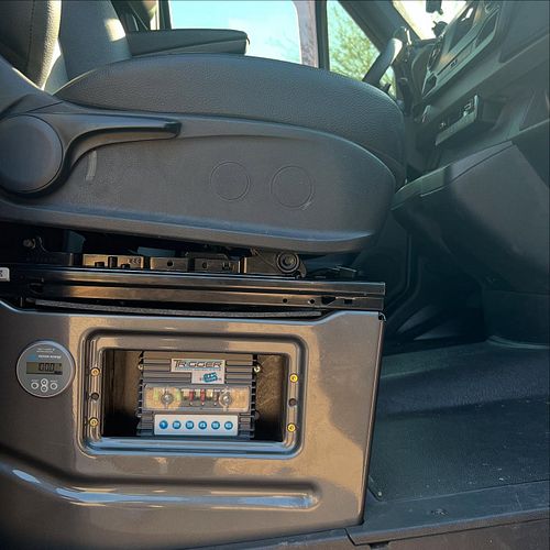 Goodies and gear hidden everywhere @triggercontroller @victron_energy #overland #van #arizona #adventure