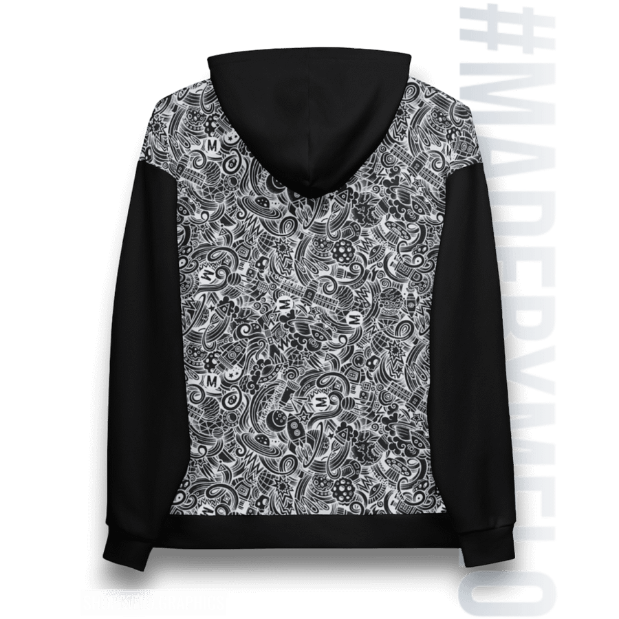 Dark Space Scribble - Ultimate Hoodie | #MadeByMELO product image (6)