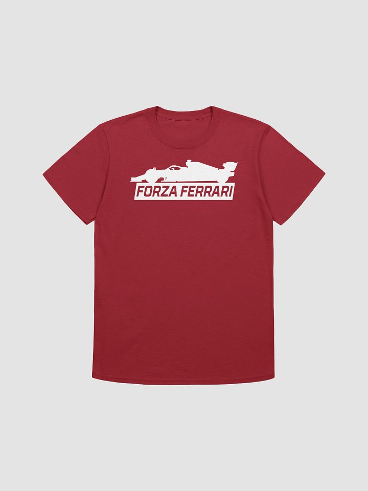 Forza Ferrari F1 Car Silhouette T-Shirt - Iconic Scuderia Motorsport Fan Gear product image (1)