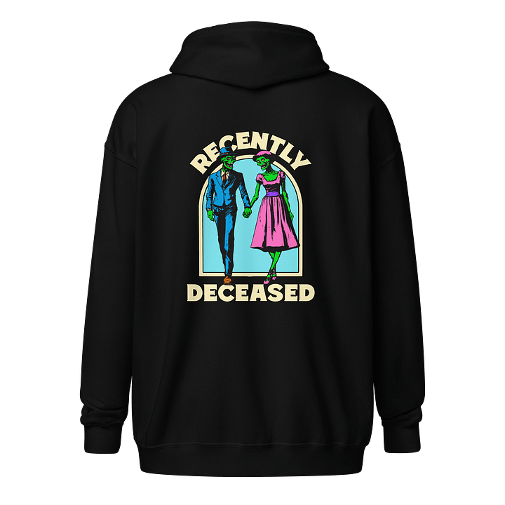 [UM} Bear Recently Deceased - Unisex Graphic Zip Hoodie product image (1)