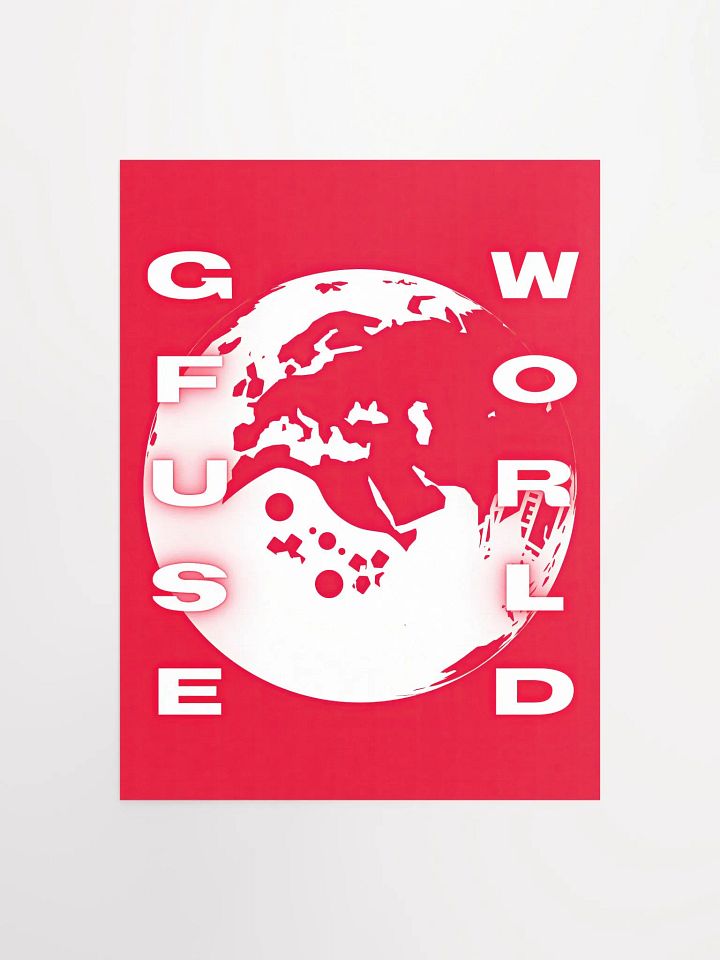 GFuse World Poster | Red product image (2)