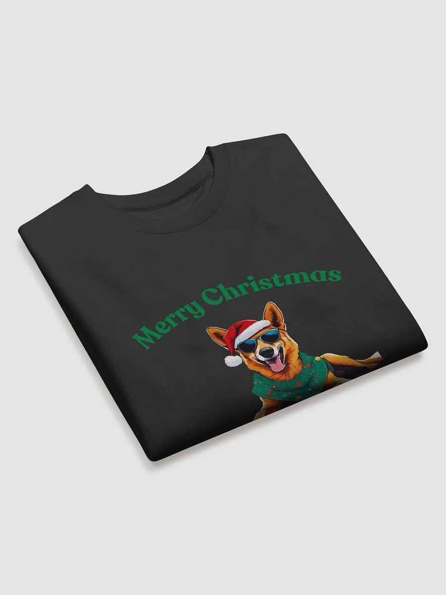 Festive Dingo Merry Christmas Sweatshirt - Green product image (3)