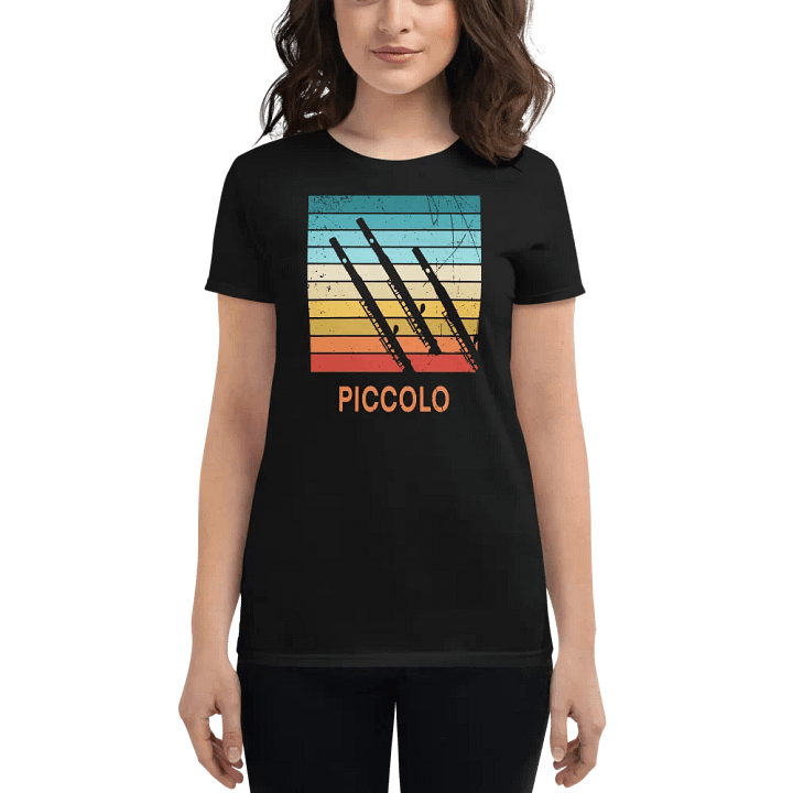 Retro Abstract Flute (Piccolo) - Gildan Womens Fit product image (2)