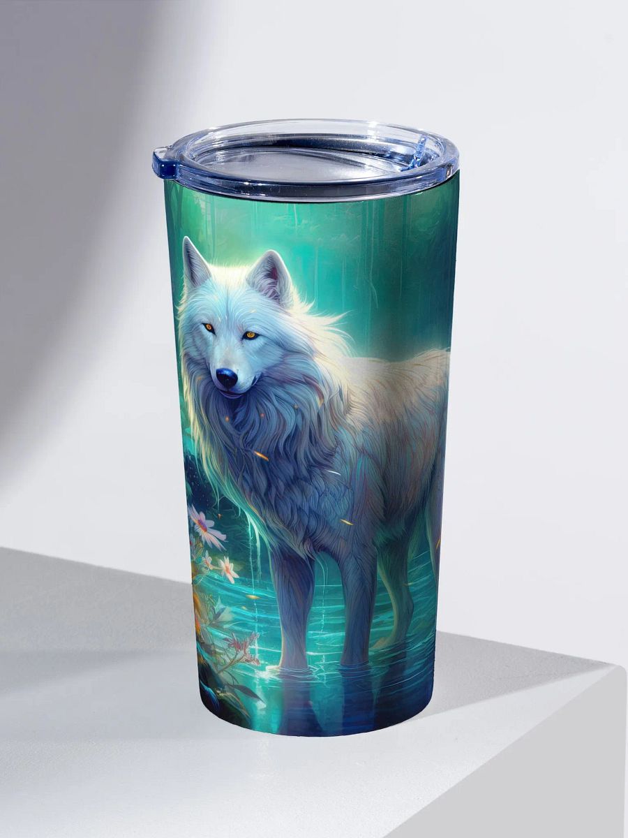Majestic Wolf Stainless Steel Tumbler product image (2)